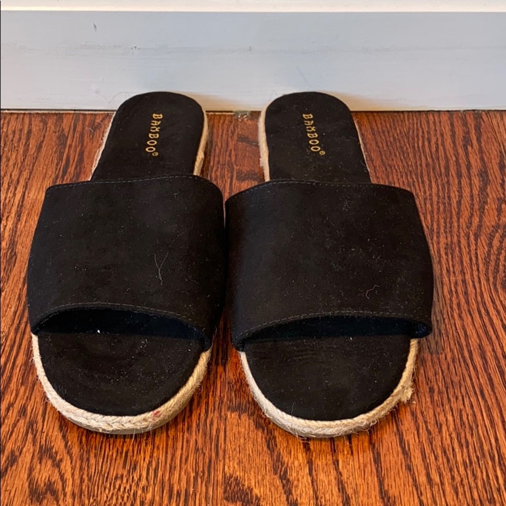 Black sandals